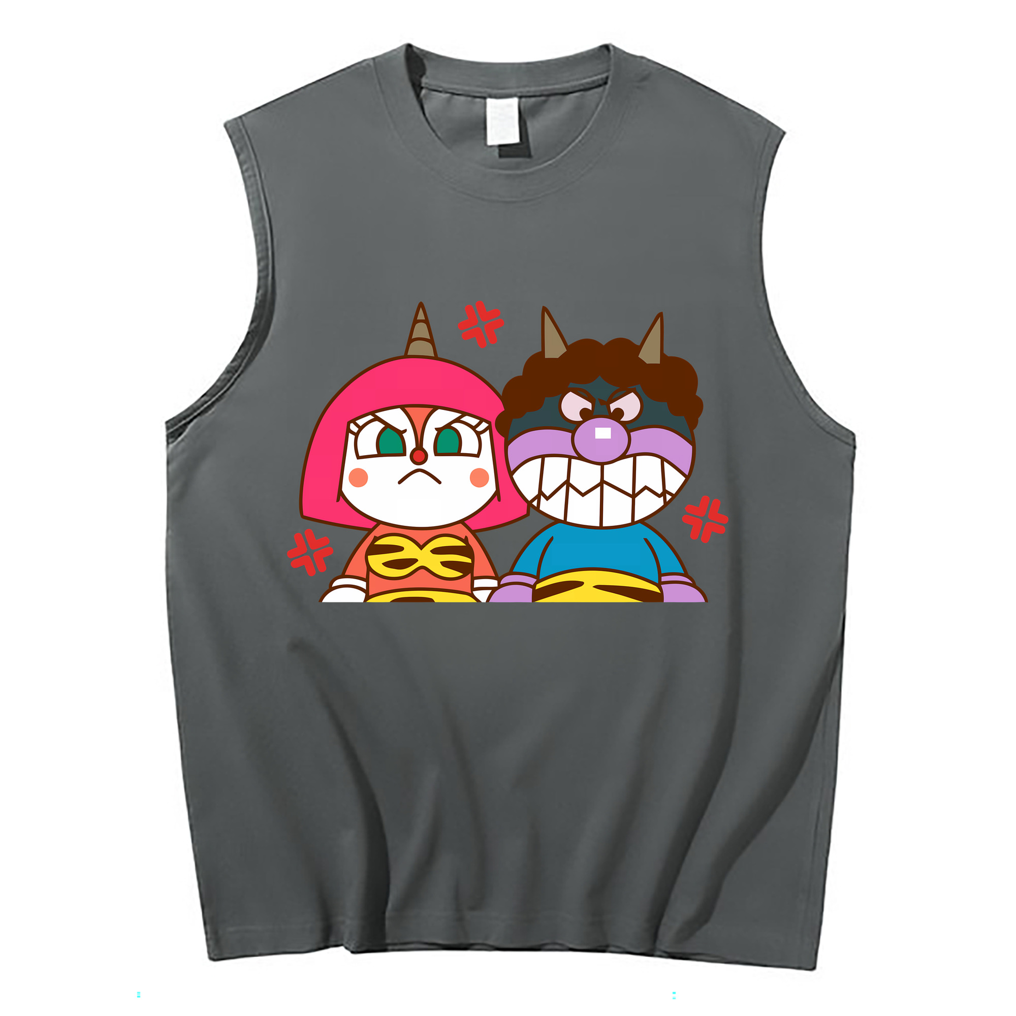 （画像用） アンパンマン Anpanman コットン100％タンクトップ（フロントプリント）